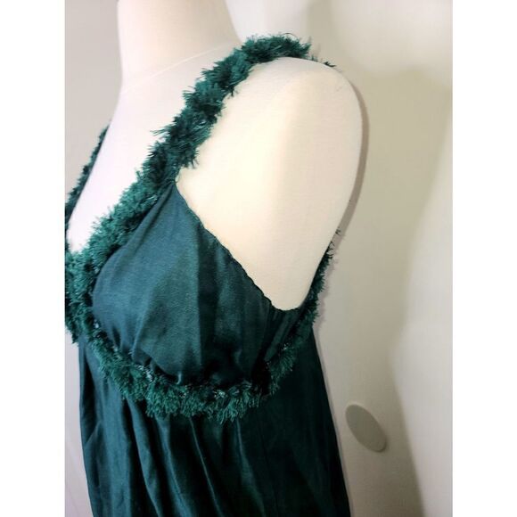 Max Studio | NWT Emerald Dress with Pom Pom Detail - Picture 3 of 6